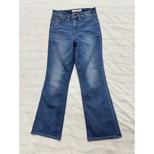 Athleta Sculptrek Jeans Women Blue Flare Bootcut Stretch Denim Pants Size 0/26